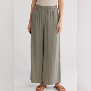 Splendid Olive Green Wide Leg Pants